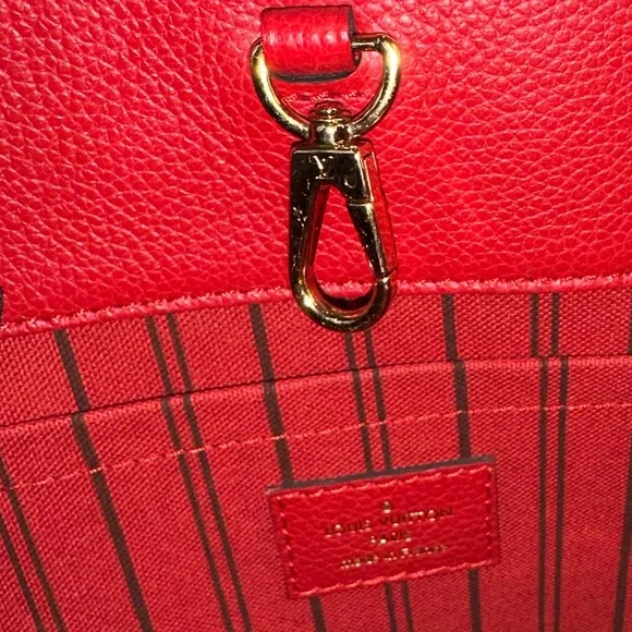 Louis Vuitton Montaigne MM Empreinte Cerise Bag, Wallet & Scarf BUNDLE โฅ๏ธ - Picture 13 of 16